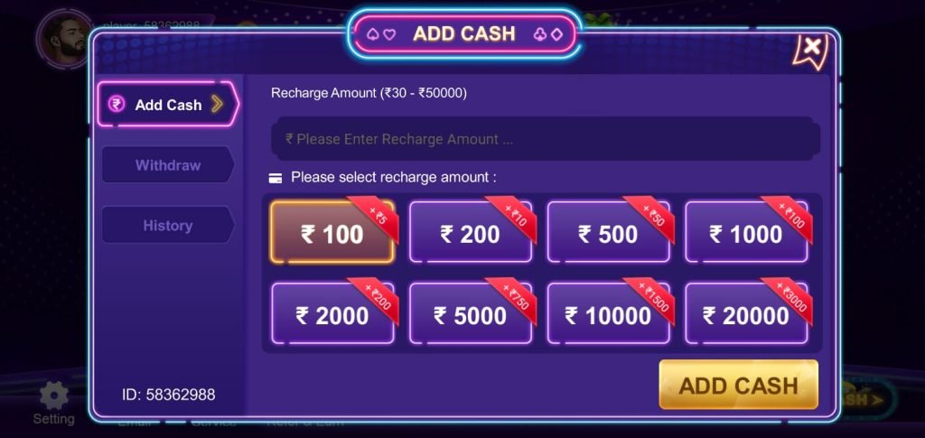 How To Add Money IN 3 Patti Dhamal APK